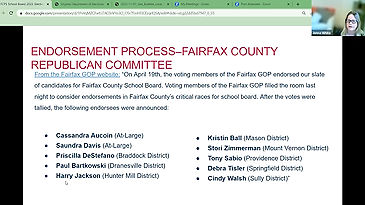 FCPS School Board 23 Elections, Endorsements, and Voting, Oh My!